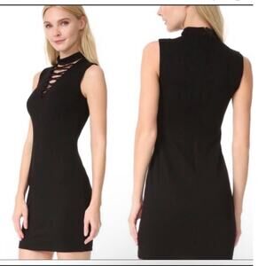 Bailey 44 Bodycon Sleeveless Mini Dress Black Size S El Caiman Sexy Clubwear